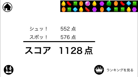 スワイプの得点の内訳って